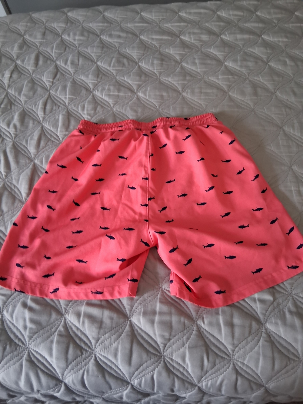 Cat & Jack Boys Swim Trunks Lot - Navy, Coral & Orange-Blue Gradient - Picture 5 of 10